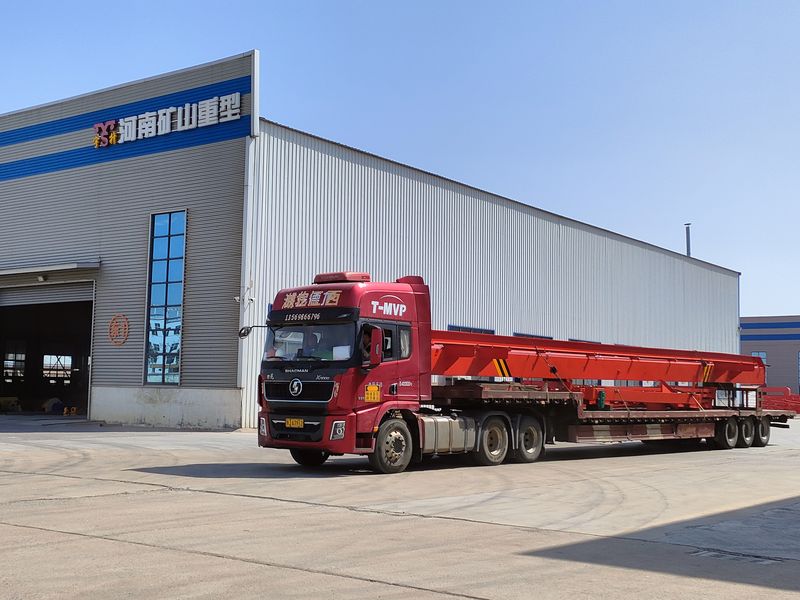 電動葫蘆門式起重機  MHxh10t—14m 外懸3.5/1.5m 制作完成，發(fā)往青海交付客戶使用